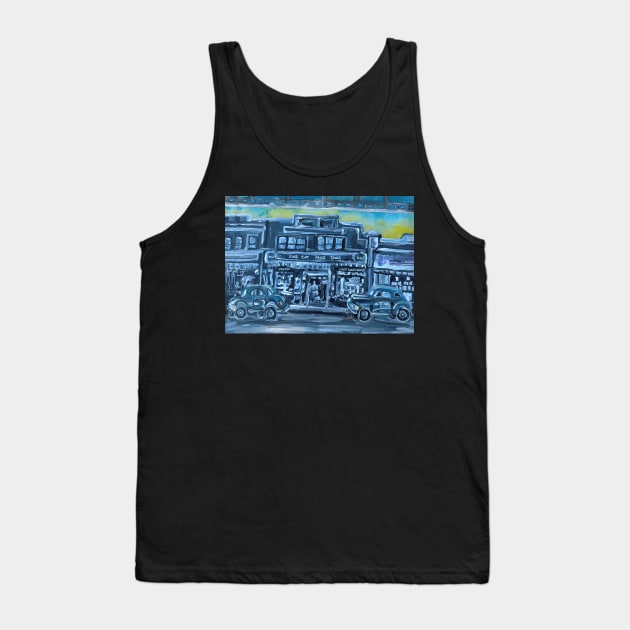 1940s Woodhaven Queens Mom and Pop Shops Tank Top by Art by Deborah Camp